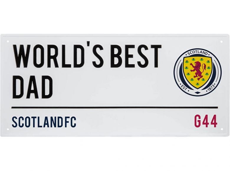 Scottish FA Best Dad Light Street Sign