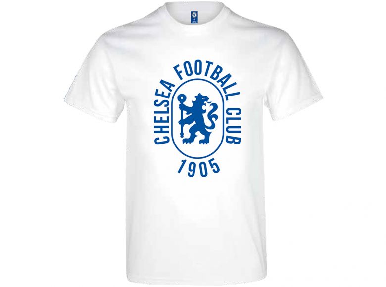 Chelsea 1905 Graphic T Shirt White Adults