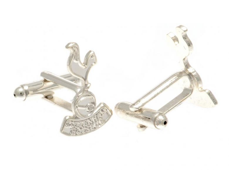 Spurs Silver Plated Crest Cufflinks