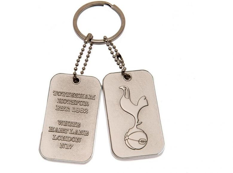 Spurs Dog Tags Keyring