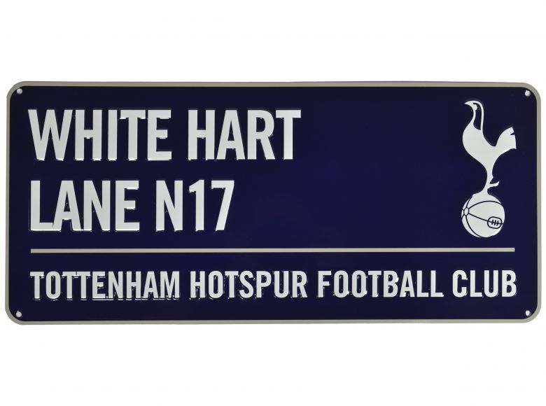 Spurs Metal Street Colour Metal Street Sign