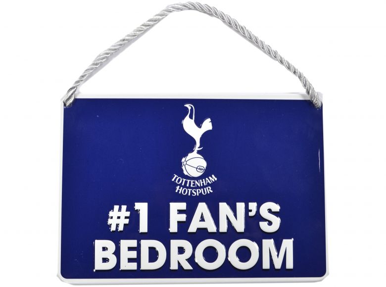 Spurs No One Fans Bedroom Sign