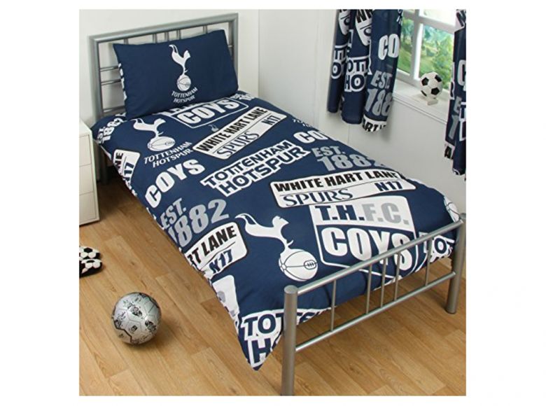 Spurs Patch Single Duvet and Pillow Set