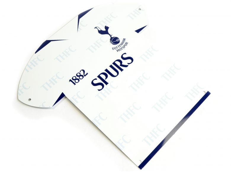 Spurs Shirt Shaped Metal Sign