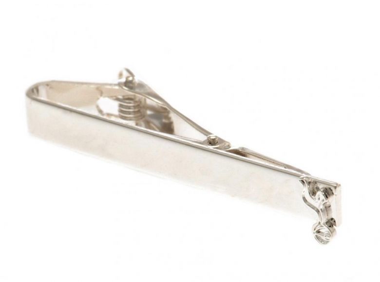 Spurs Silver Plated Tie Slide
