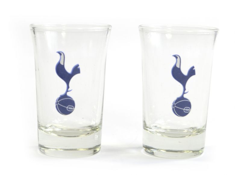 Spurs Two Pack Home Word Mark Shot Glasses