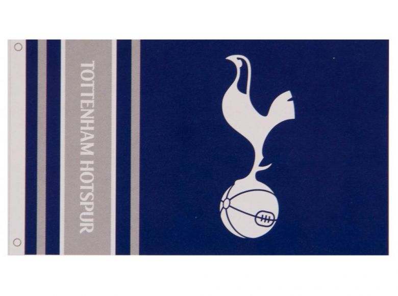 Spurs Wordmark Stripes Flag 5 x 3