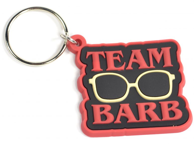 Stranger Things Team Barb Rubber Keyring