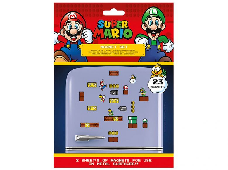 Super Mario 23 Piece Magnet Set