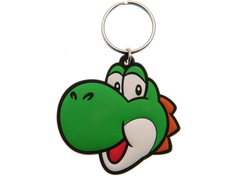 Super Mario Yoshi Rubber Keyring