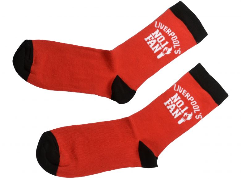Team Direct Generic Liverpool No 1 Fan Red 4 to 6 5 UK Socks