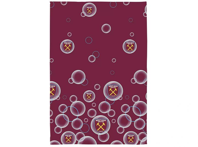 West Ham Forever Blowing Bubbbles Fleece Blanket