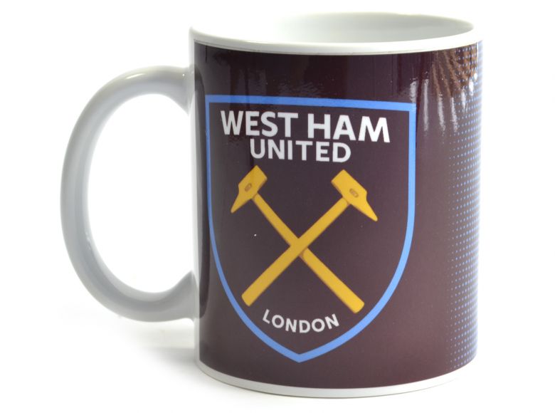 West Ham United Halftone 11oz Boxed Mug