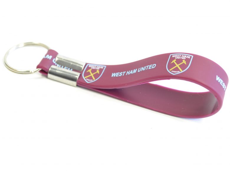 West Ham Silicone Keyring