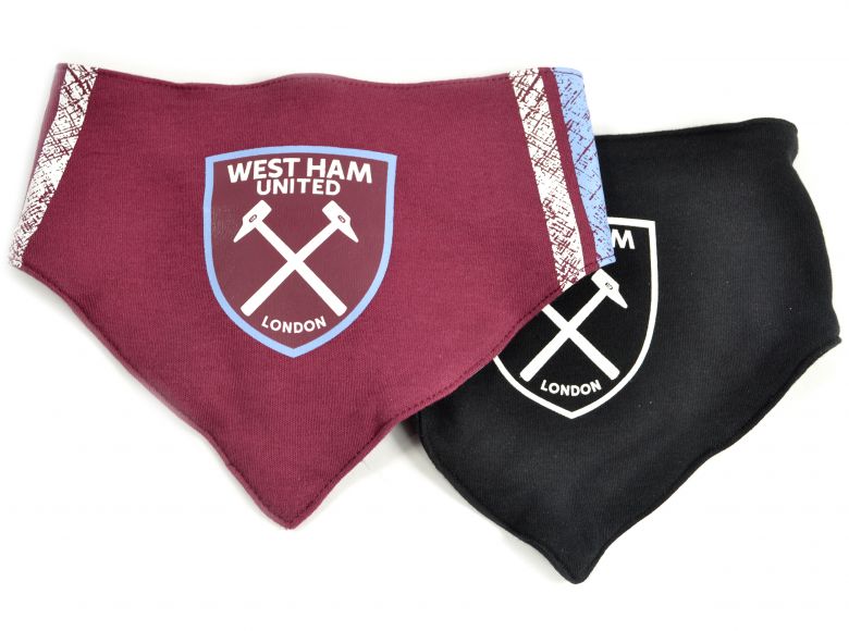 West Ham Two Pack Bib Set WH2202