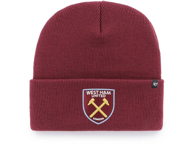 West Ham United FC 47 Prize Fight Cuff Beanie Cardinal