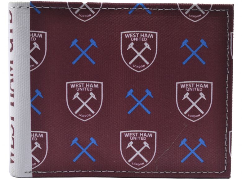 West Ham United Icon Bifold Canvas Wallet