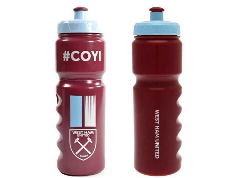 West Ham United Plastic Water Bottle 750ml