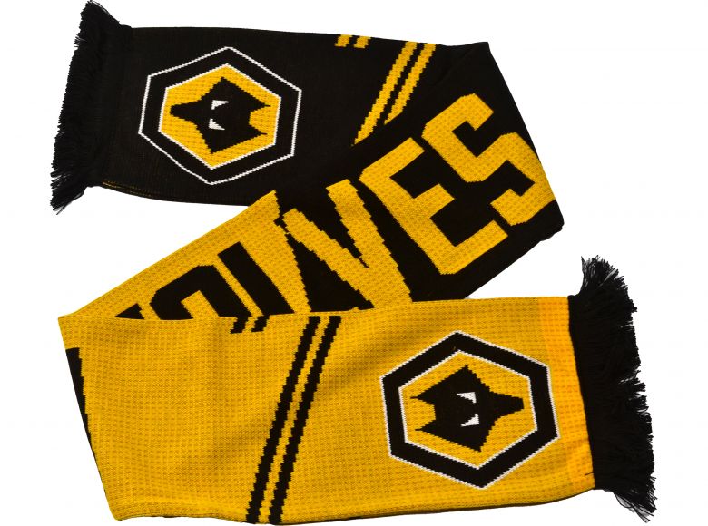 Wolves Vertigo Scarf Yellow Black
