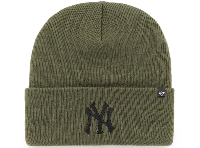 47 Brand NY Yankees Haymaker MLB Cuff Knitted Hat Sandalwood Green
