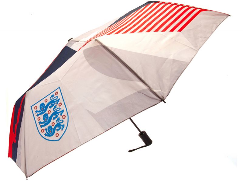 England FA Pocket Umbrella White Red Blue