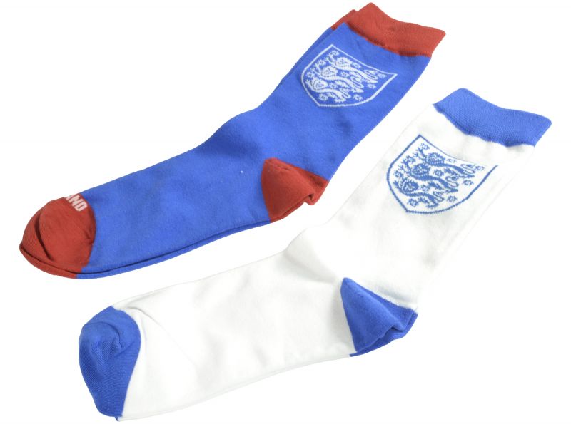 England FA Socks White Blue Red 7 to 11 UK