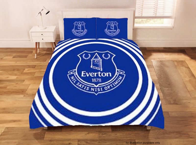 Everton Pulse Reversible Double Duvet and Pillow Case Set