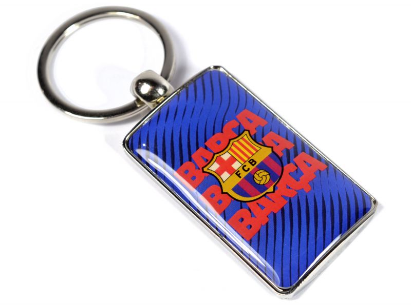 FC Barcelona Rectangle Keyring