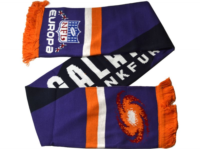 Frankfurt Galaxy ELF Stripe Supporters Scarf Purple Orange Navy White