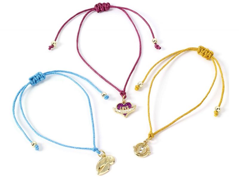 Harry Potter Golden Snitch Love Potion and Time Turner Friendship Bracelet Set