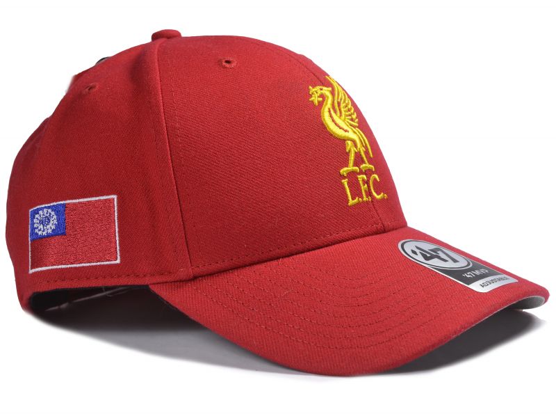 Liverpool 47 Brand MVP Flag Baseball Cap Red