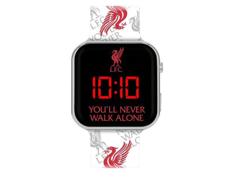 Liverpool LED Watch White With Pedometer