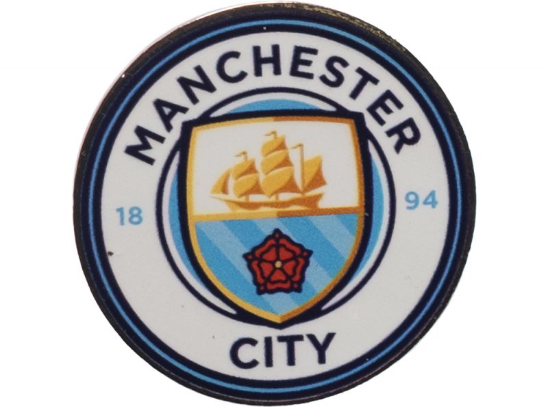 Man City Crest Large Enamel Pin Badge