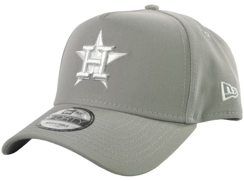 New Era Houston Astros MLB 9FORTY Snapback Cap Grey