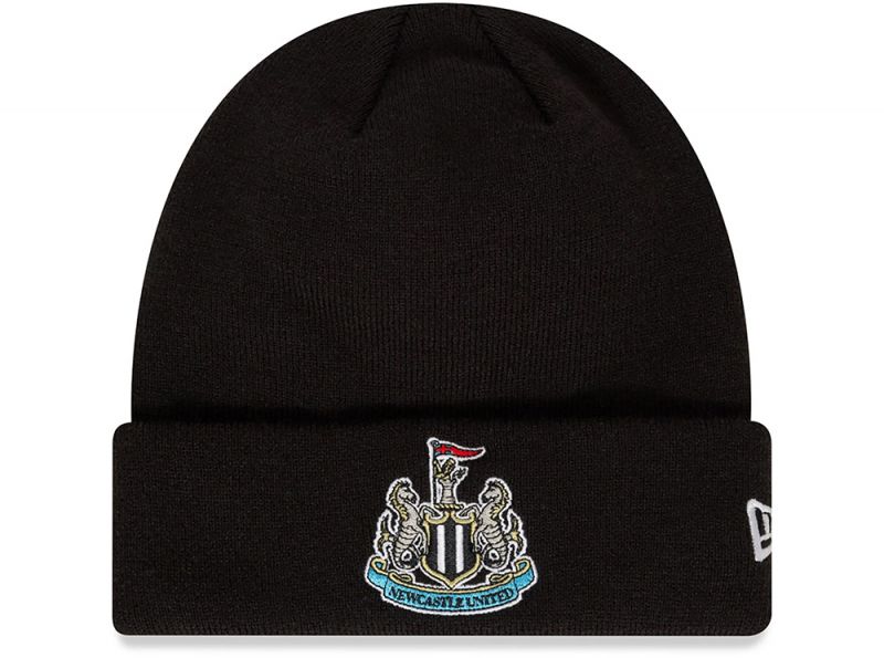 New Era Newcastle United FC Core Black Cuff Knit Beanie Hat