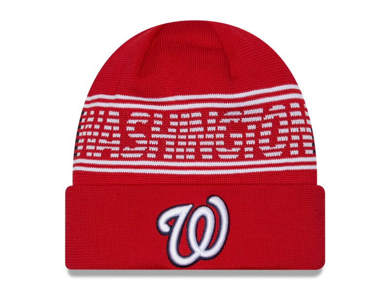 New Era Washington Nationals Sport Knit Beanie Hat