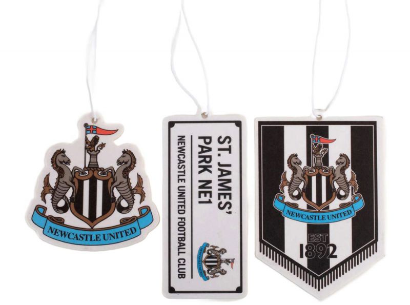Newcastle United Three Pack Air Freshener Set