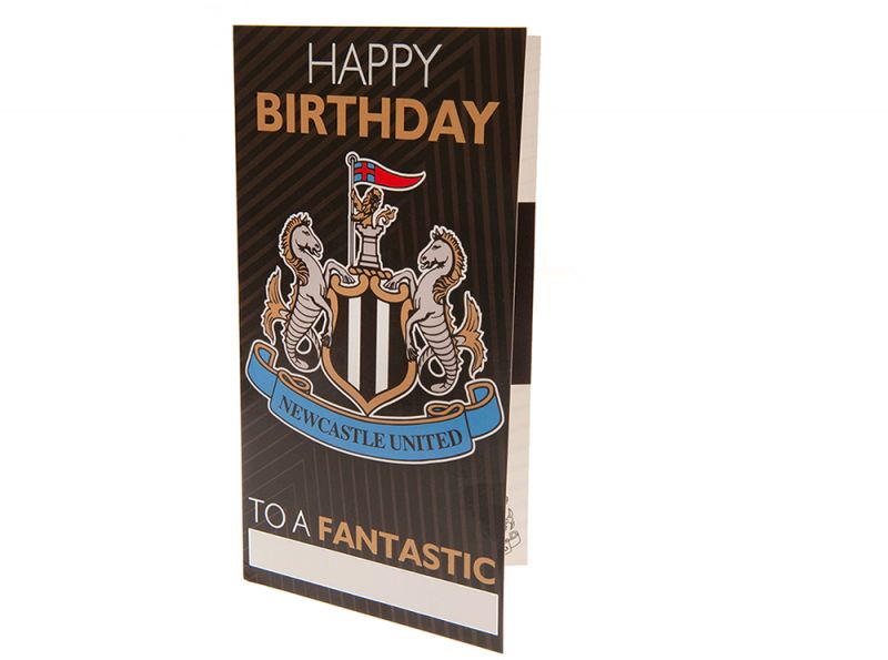 Newcastle United To A Fantastic Personalised Birthday Card