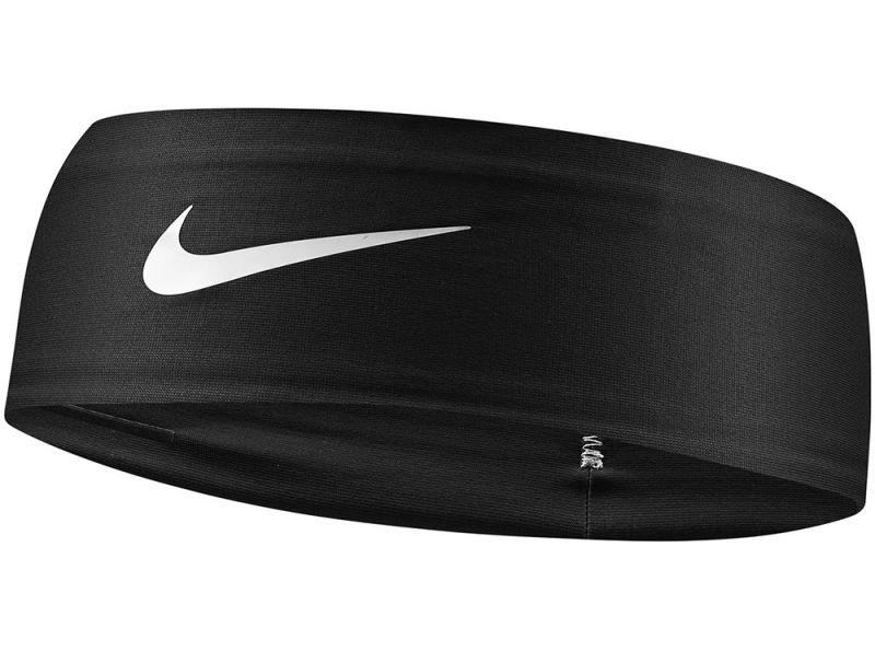 Nike Dri FIT Fury Classic Headband Black White