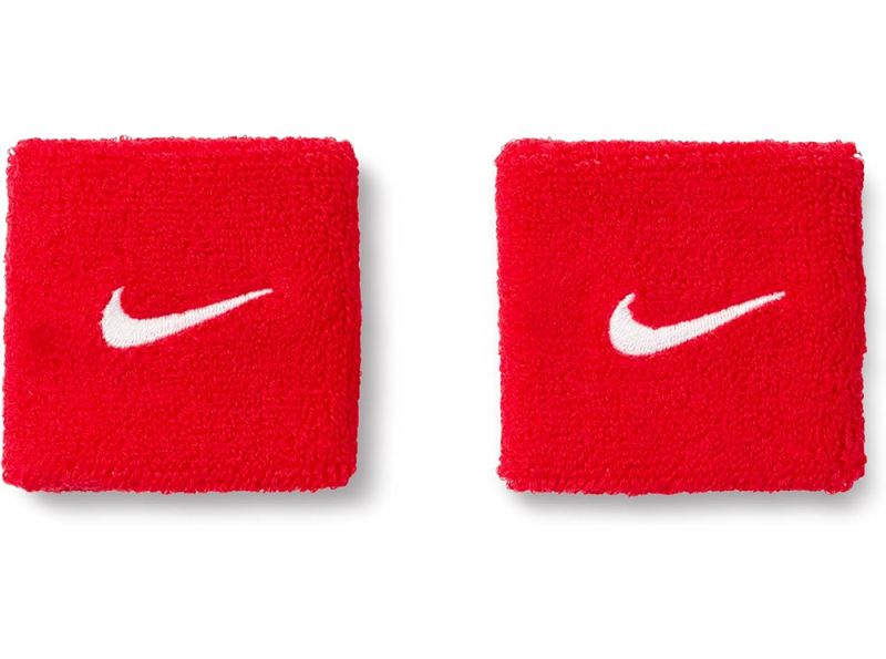 Nike Classic Swoosh Wristbands University Red White