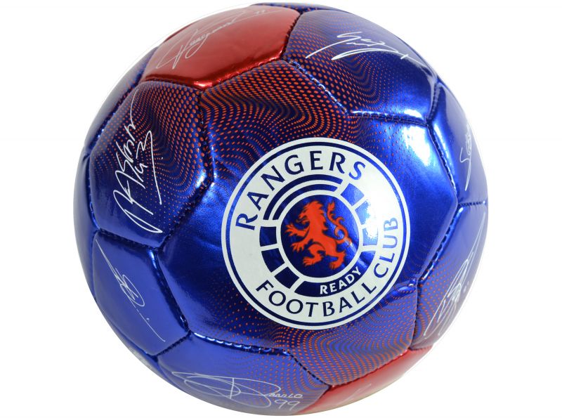 Rangers Signature Football Size 1 Blue Red