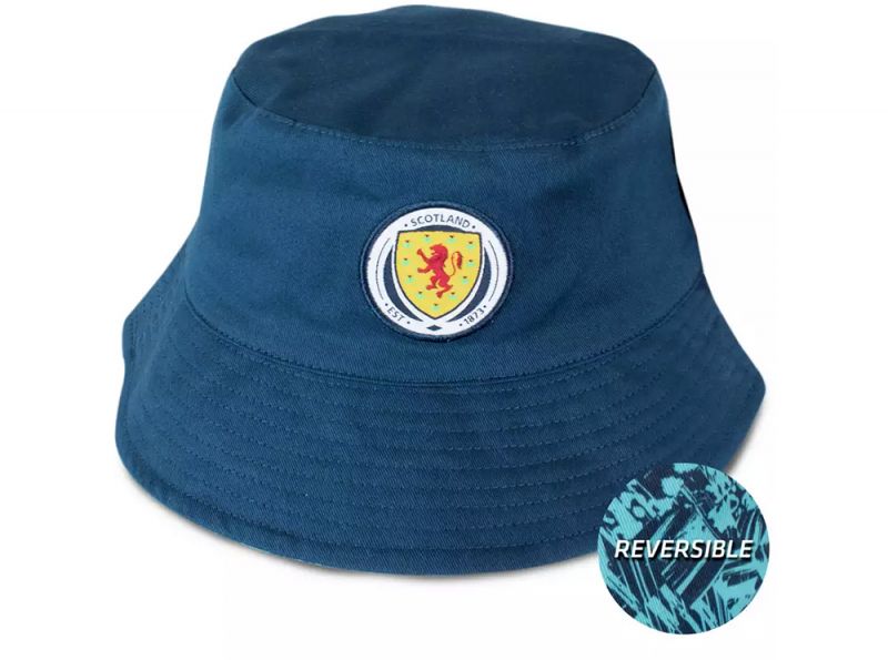 Scottish FA Reversible Bucket Hat Navy Blue