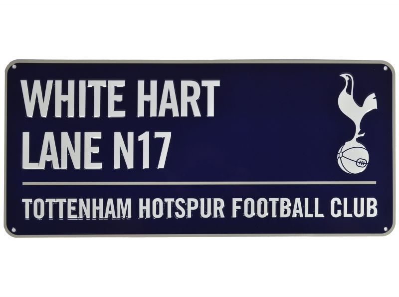 Spurs Metal Street Colour Metal Street Sign