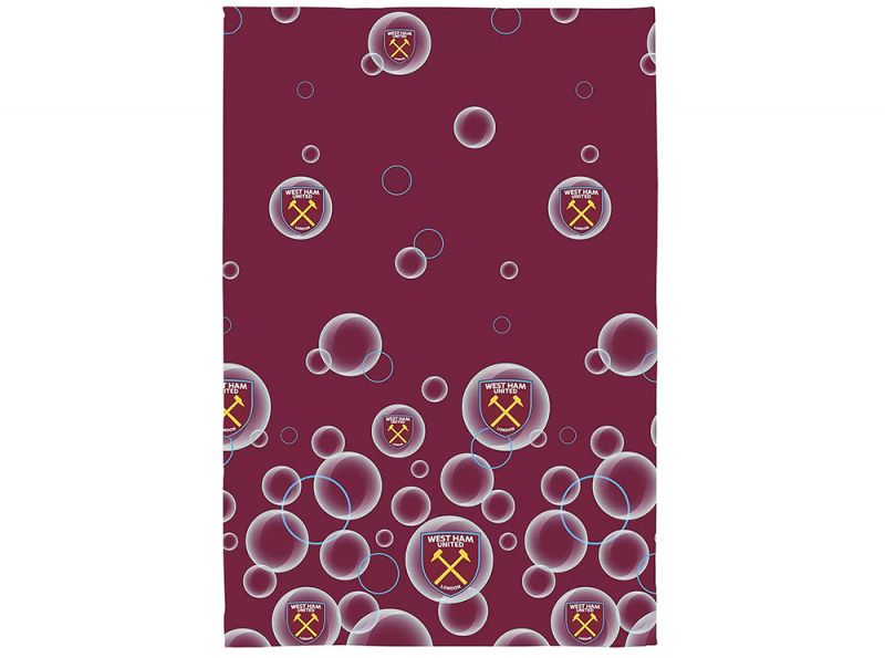 West Ham Forever Blowing Bubbbles Fleece Blanket