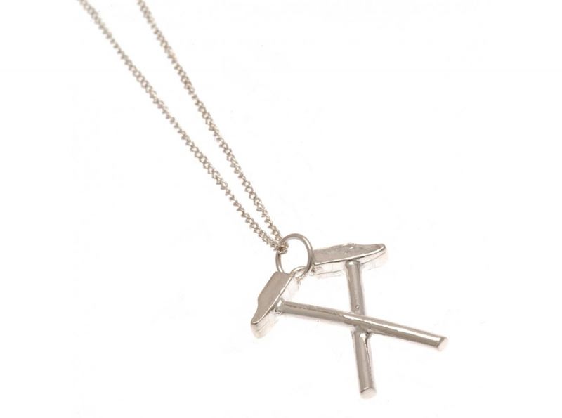 West Ham Sterling Silver Pendant and Chain