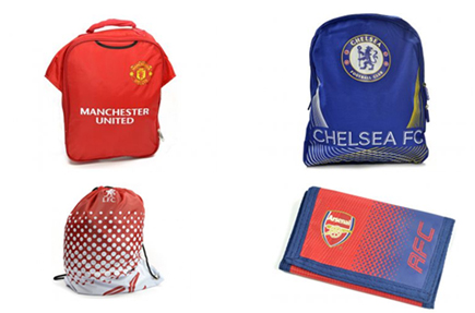 Football Team Luggage and Wallets