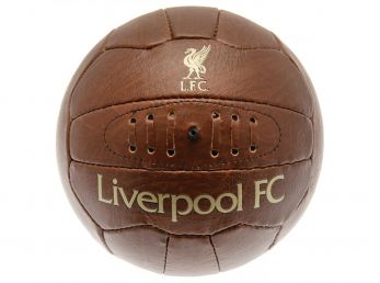 Liverpool Retro Faux Leather Ball Size 5