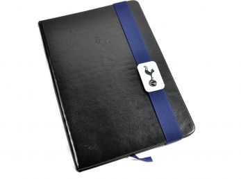 Spurs Banded A5 Premium Leather Look Notebook