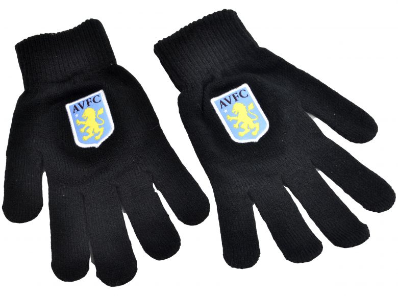 Aston Villa Knitted Gloves