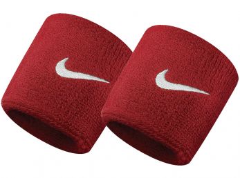 Nike Swoosh Wristbands Varsity Red / (White)